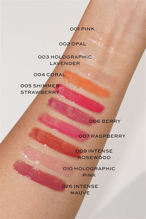 dior 025 lip glow|Dior lip gloss color chart.